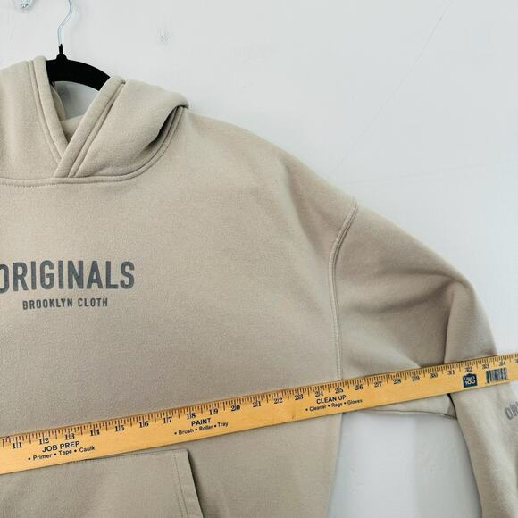 Originals Brooklyn Cloth Brown Hooded Sweatshirt Mens Size M - Picture 4 of 9